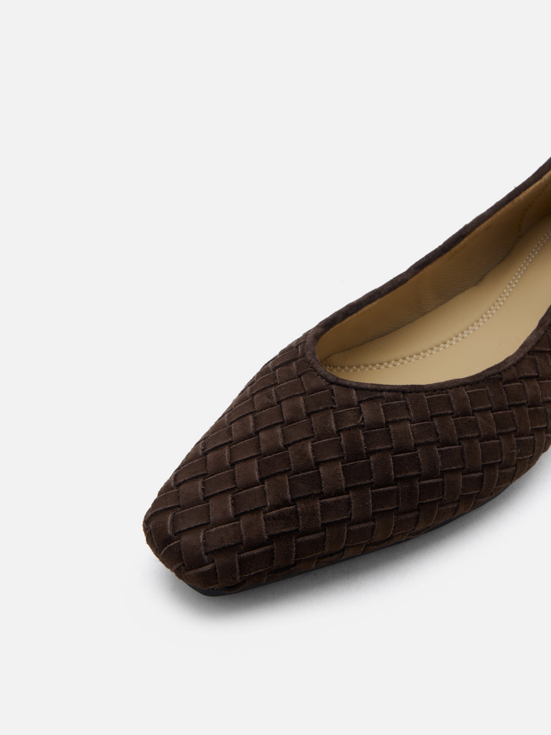 PAZZION, Geneva Woven Flats, Darkbrown