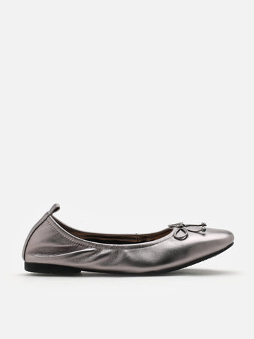Gia Bow Square Toe Flats