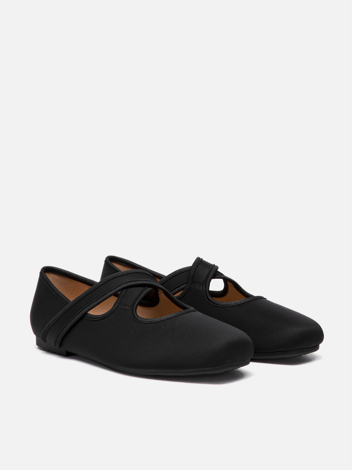 PAZZION, Gloria Criss Cross Flats, Black