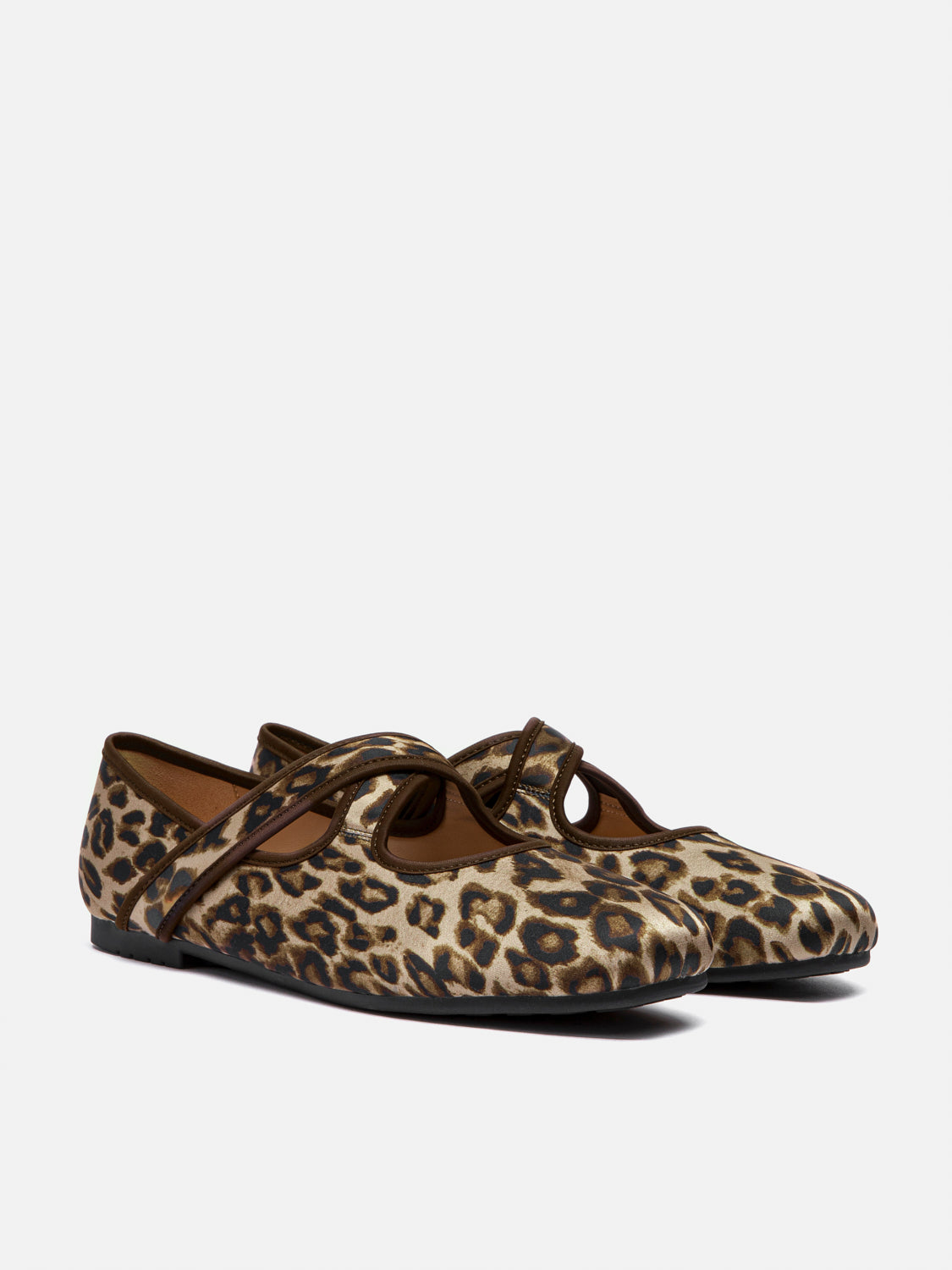 PAZZION, Gloria Criss Cross Flats, Brown