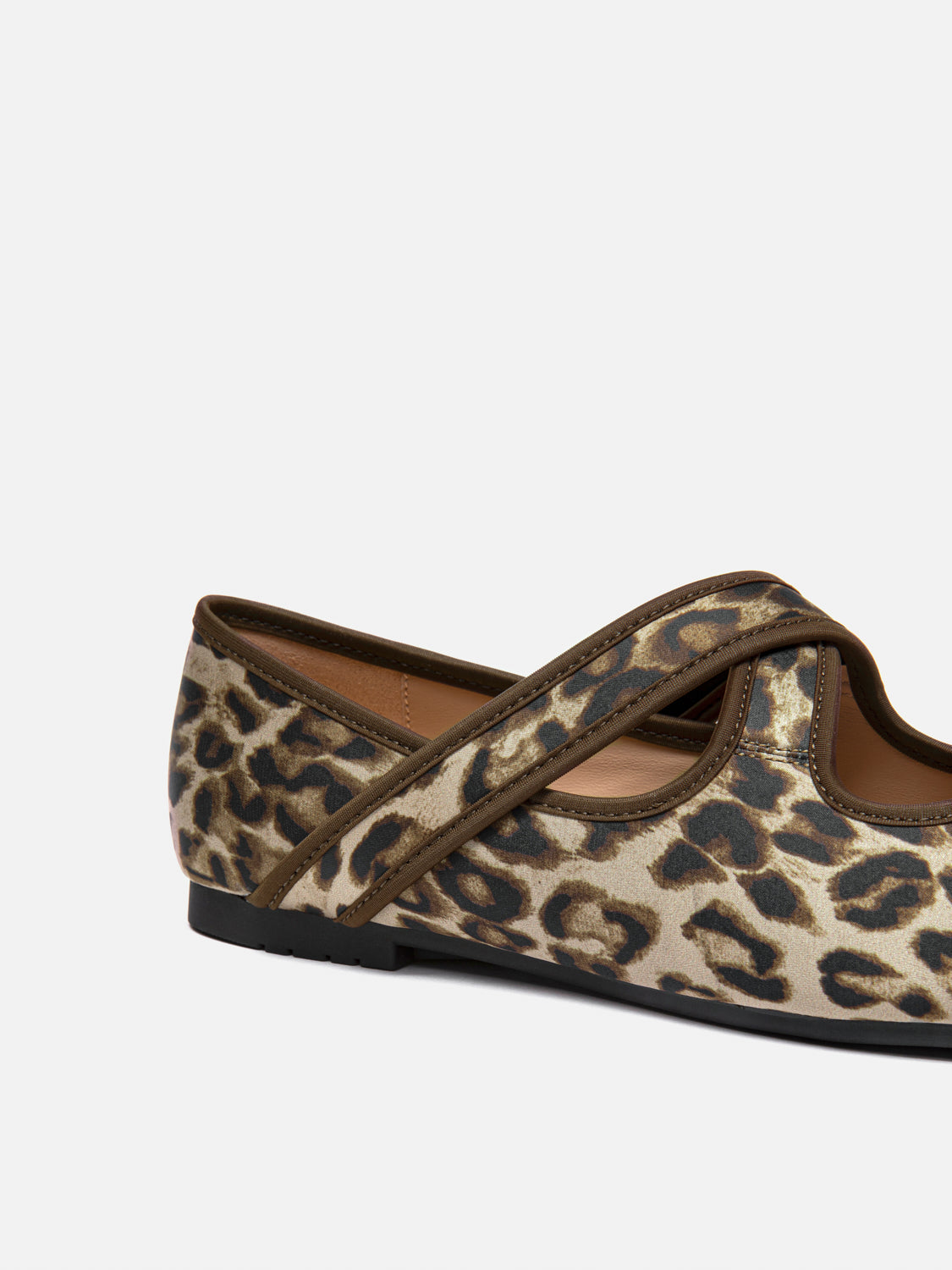 PAZZION, Gloria Criss Cross Flats, Brown