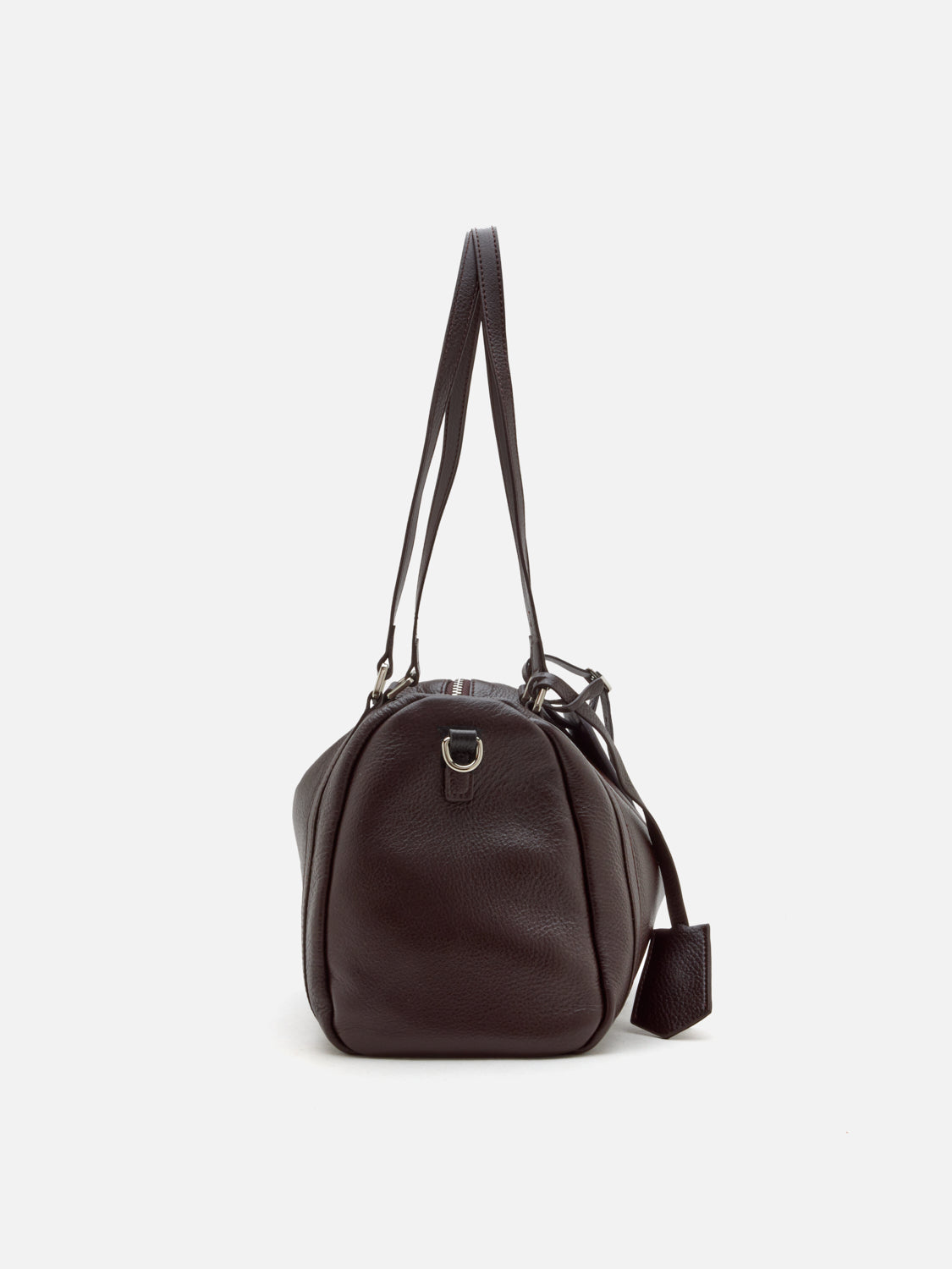 PAZZION, Greta Leather Bag, Darkbrown