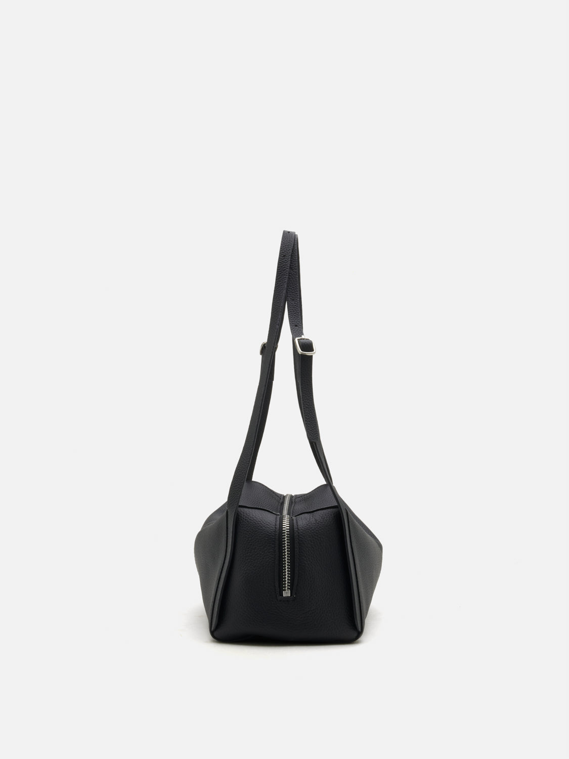 PAZZION, Gretchen Boxy Leather Bag, Black