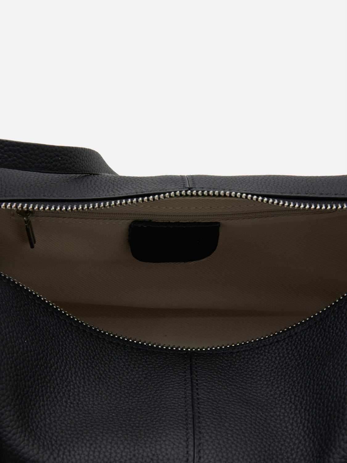 PAZZION, Gretchen Boxy Leather Bag, Black