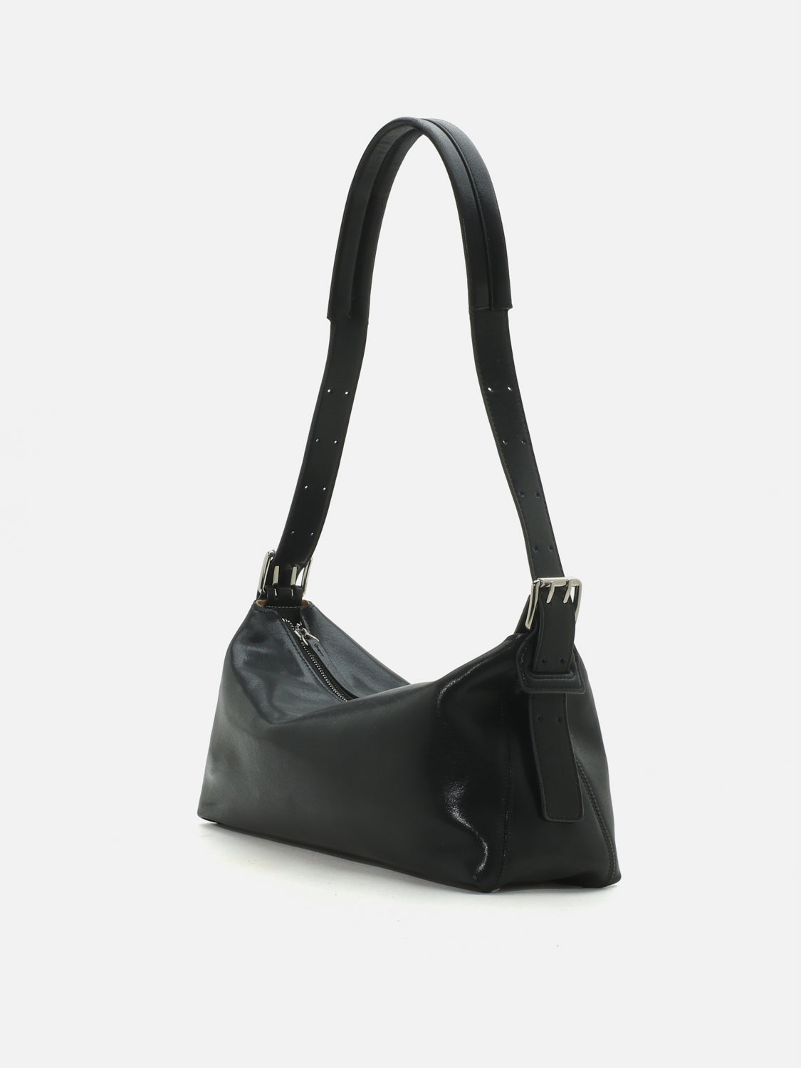 PAZZION, Greyson Leather Bag - Black, Black