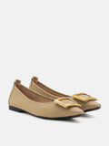 Gwyneth Brass Buckle Flats