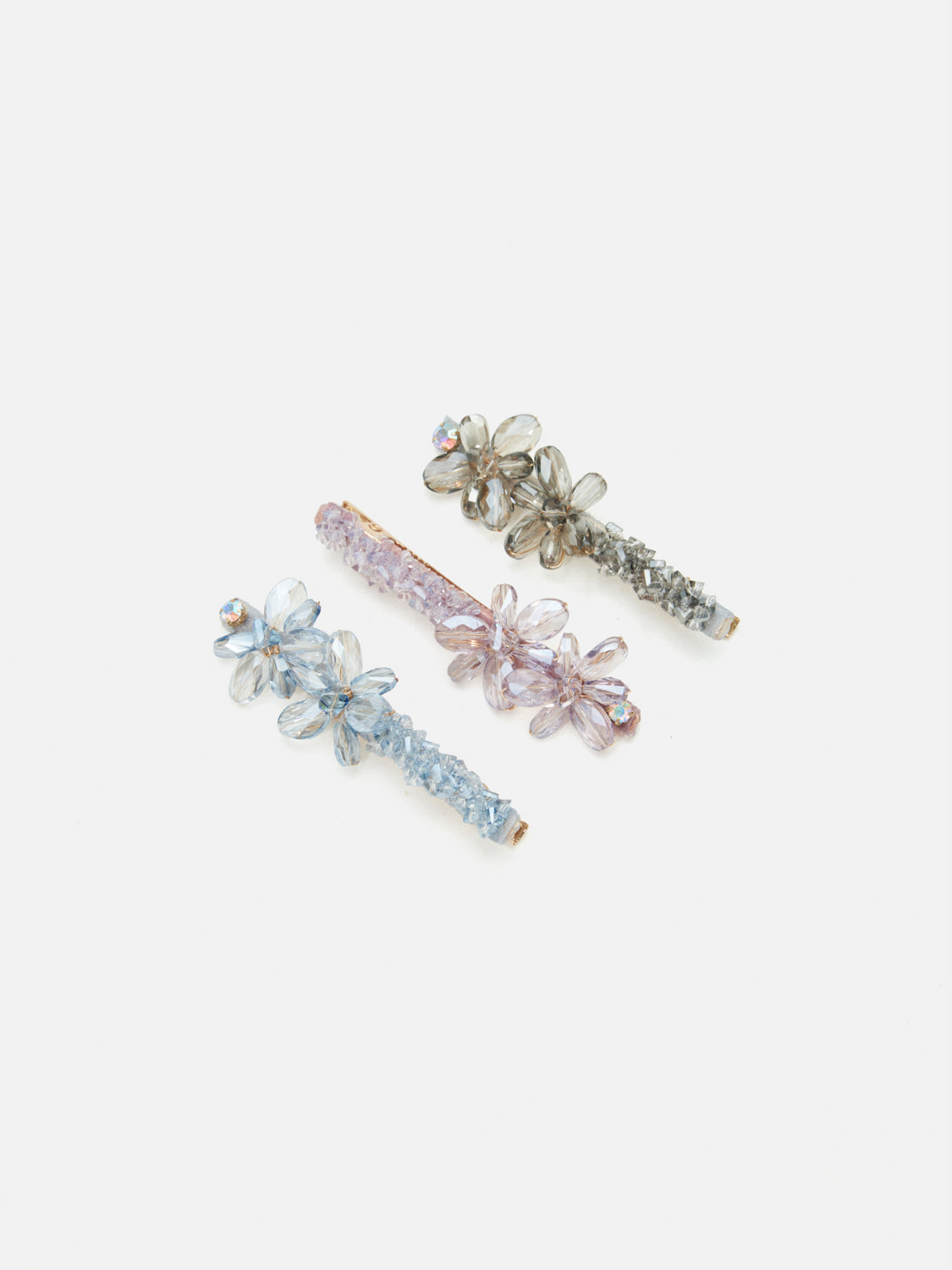 PAZZION, Willow Flower Rhinestone Hair Clip