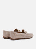 PAZZION, Haider Woven Perforated Loafers, Pink