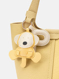 Haley.O Leather Charmed Bucket Bag
