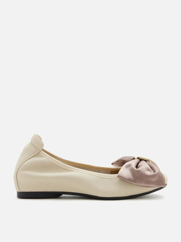Hana Silk Bow Flats