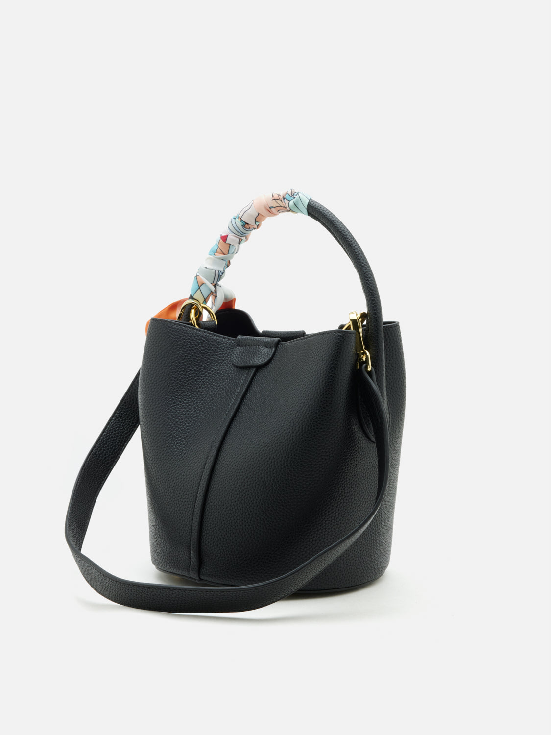 PAZZION, Hattie Three-Way Leather Bag - Black, Black