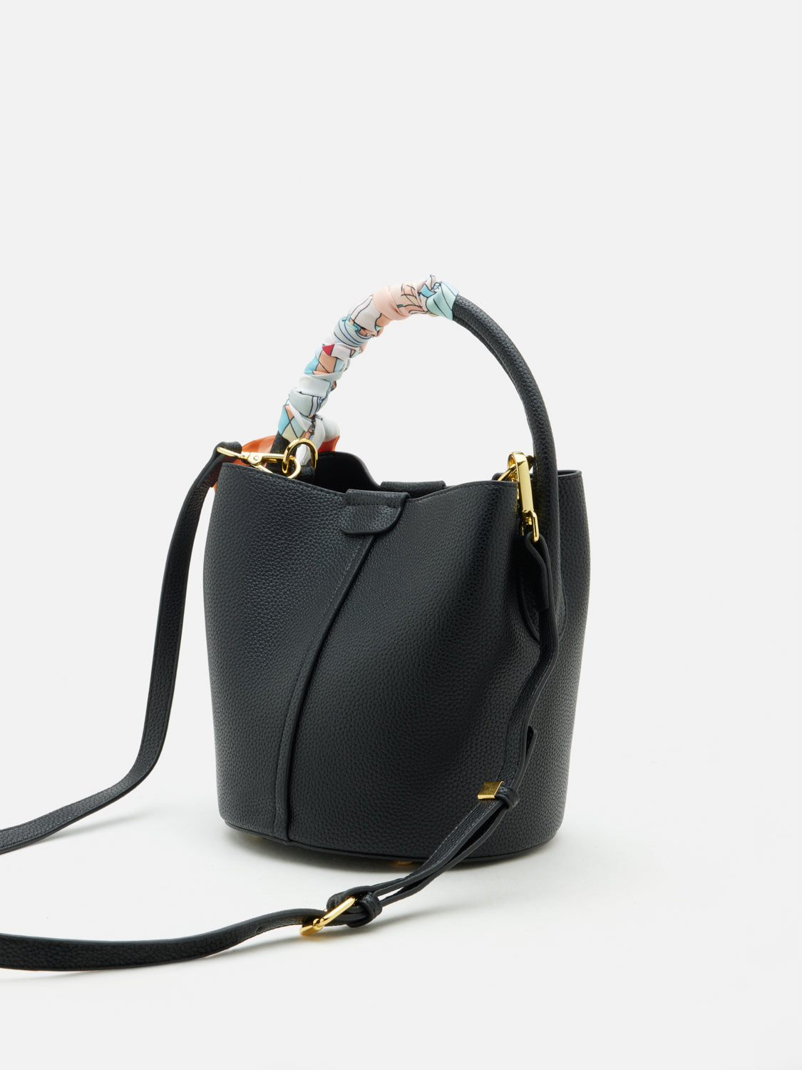PAZZION, Hattie Three-Way Leather Bag - Black, Black