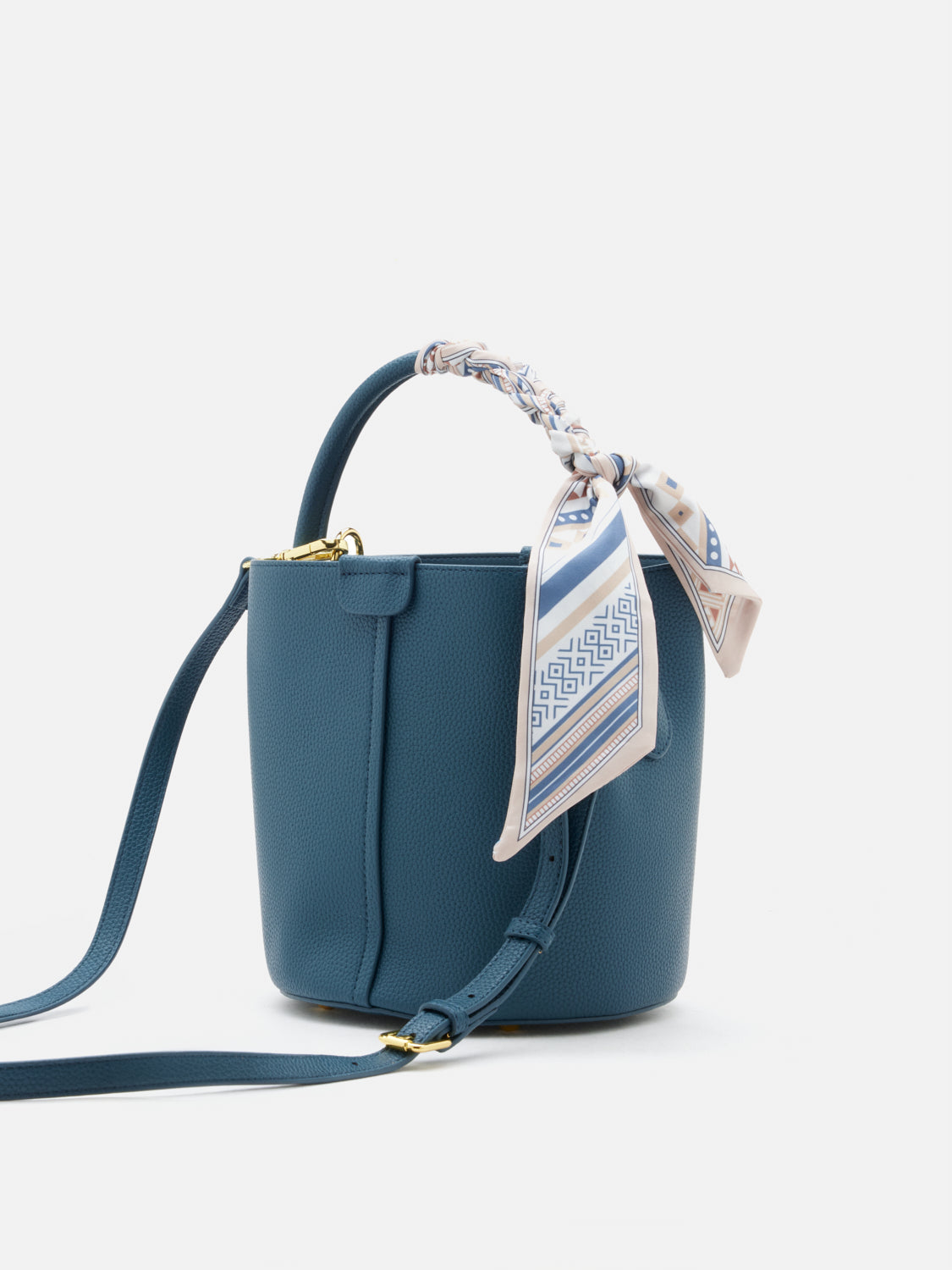 PAZZION, Hattie Three-Way Leather Bag, Blue