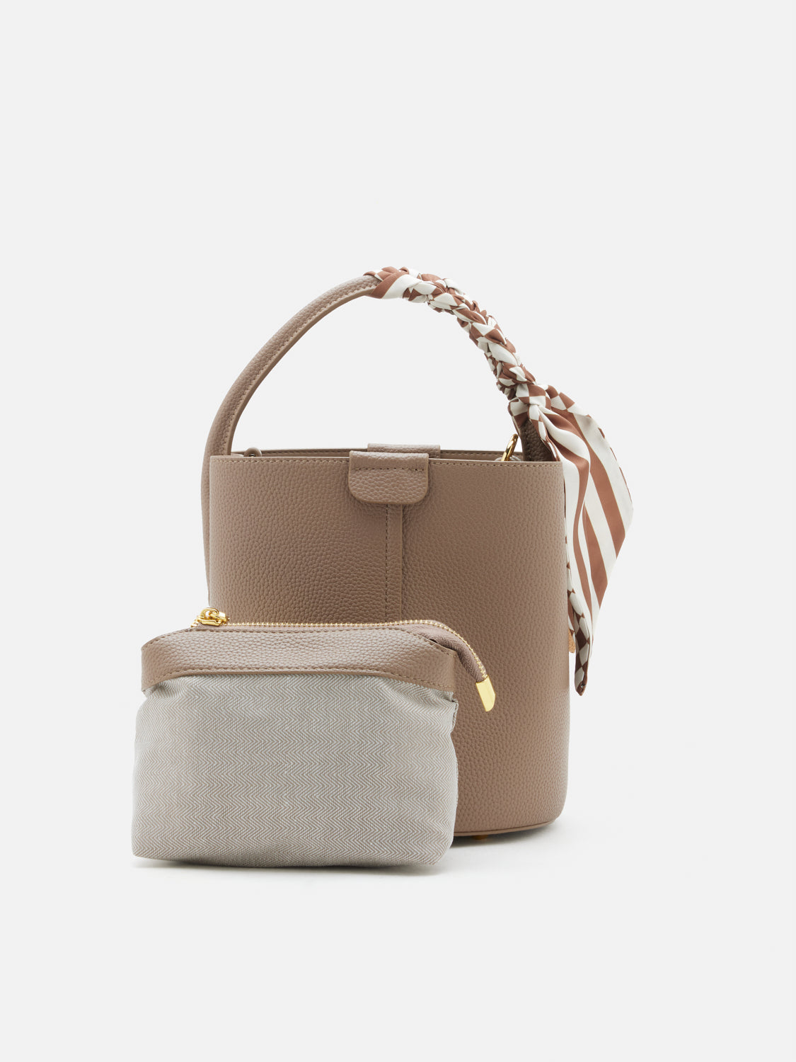 PAZZION, Hattie Three-Way Leather Bag - Khaki, Bags