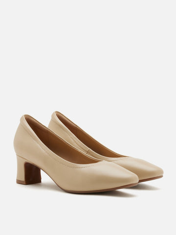 Herve Square Toe Low Heels