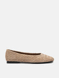 PAZZION, Imani Woven Flats, Almond