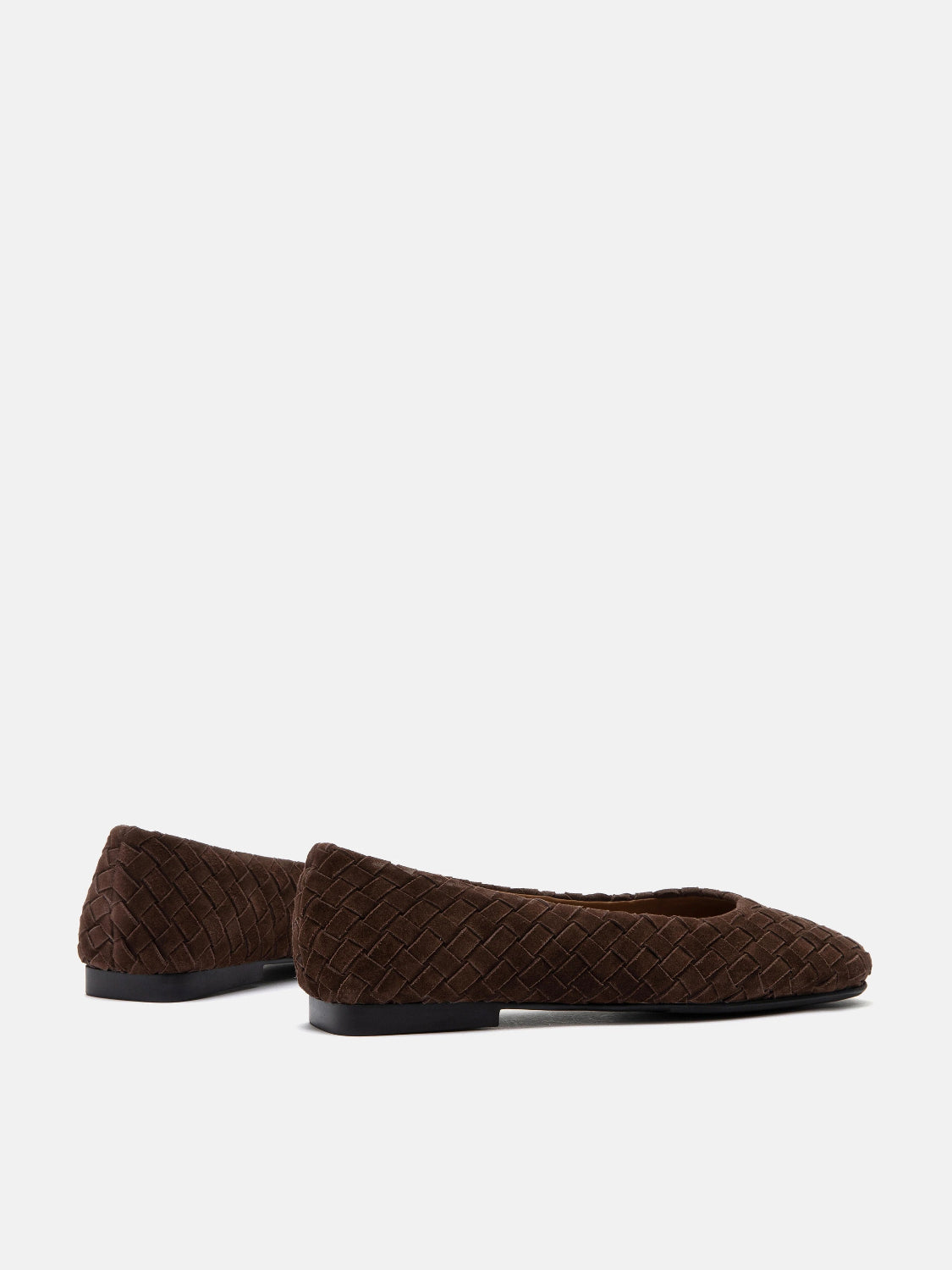 PAZZION, Imani Woven Flats, Darkbrown
