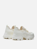 PAZZION, Imogen Bow Sneakers, Beige