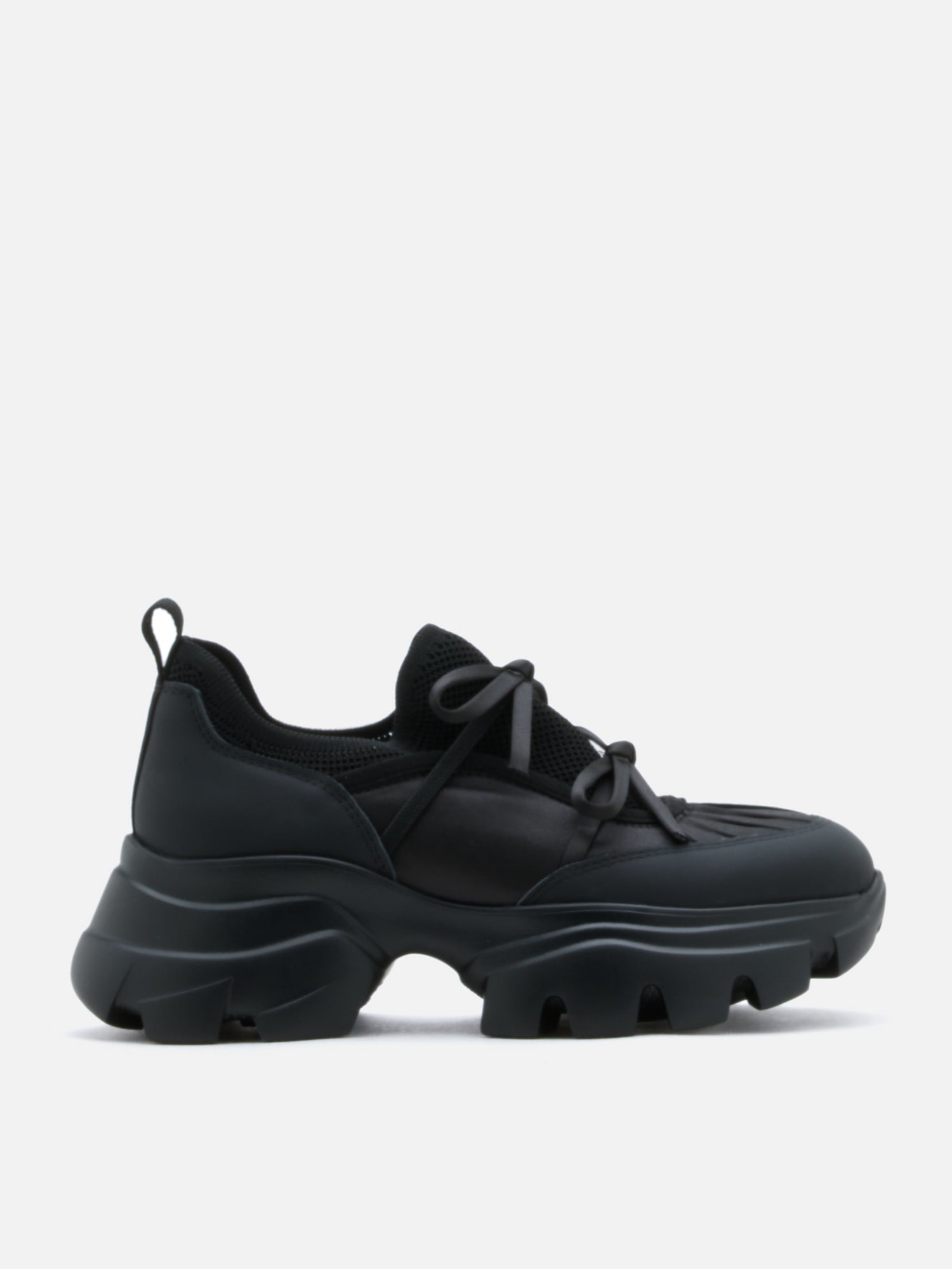 PAZZION, Imogen Bow Sneakers, Black