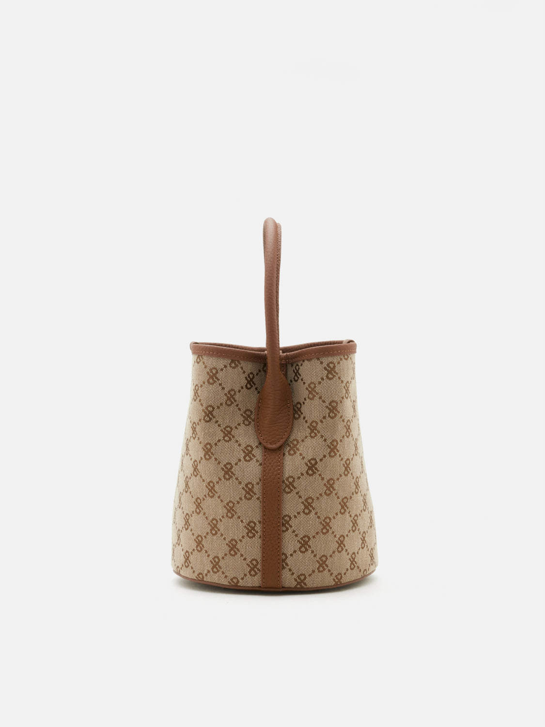PAZZION, Ines Monogram Three-Way Bag, Brown