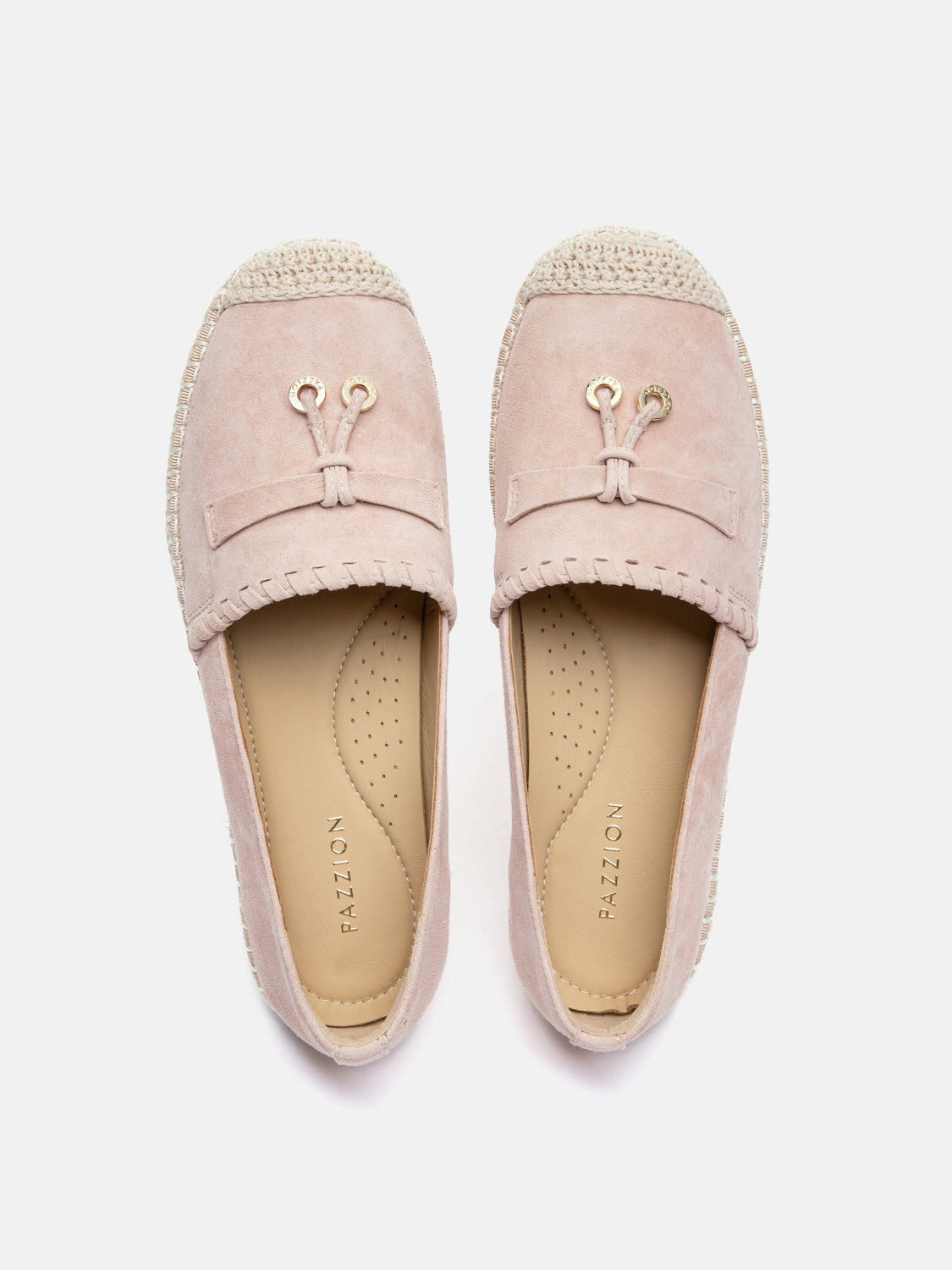 PAZZION, Inyssa Suede Tassel Espadrilles, Pink