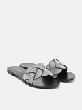 Jada Weaved Slide Sandals