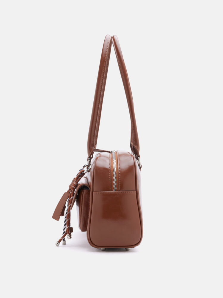 Jaida Elongated Handle Shoulder Bag – PAZZION