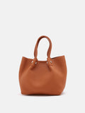 PAZZION, Jil Top Handle Bag, Brown