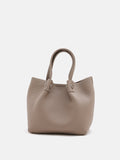 PAZZION, Jil Top Handle Bag, Grey