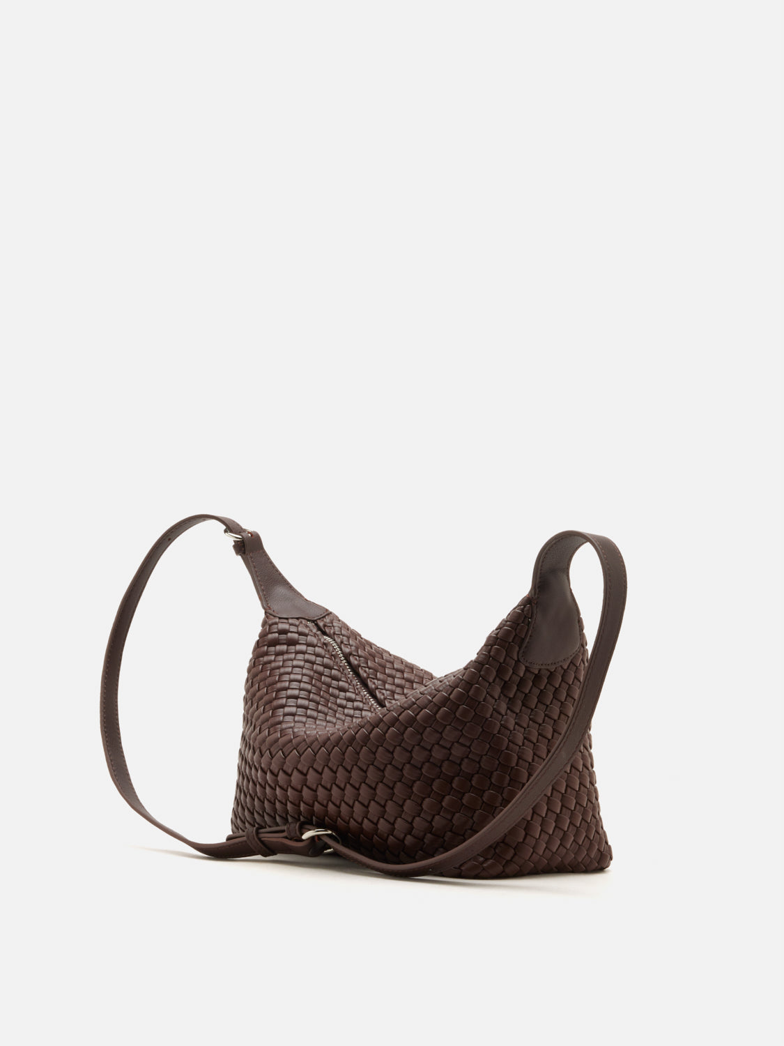 PAZZION, Joyce Woven Bag, Darkbrown