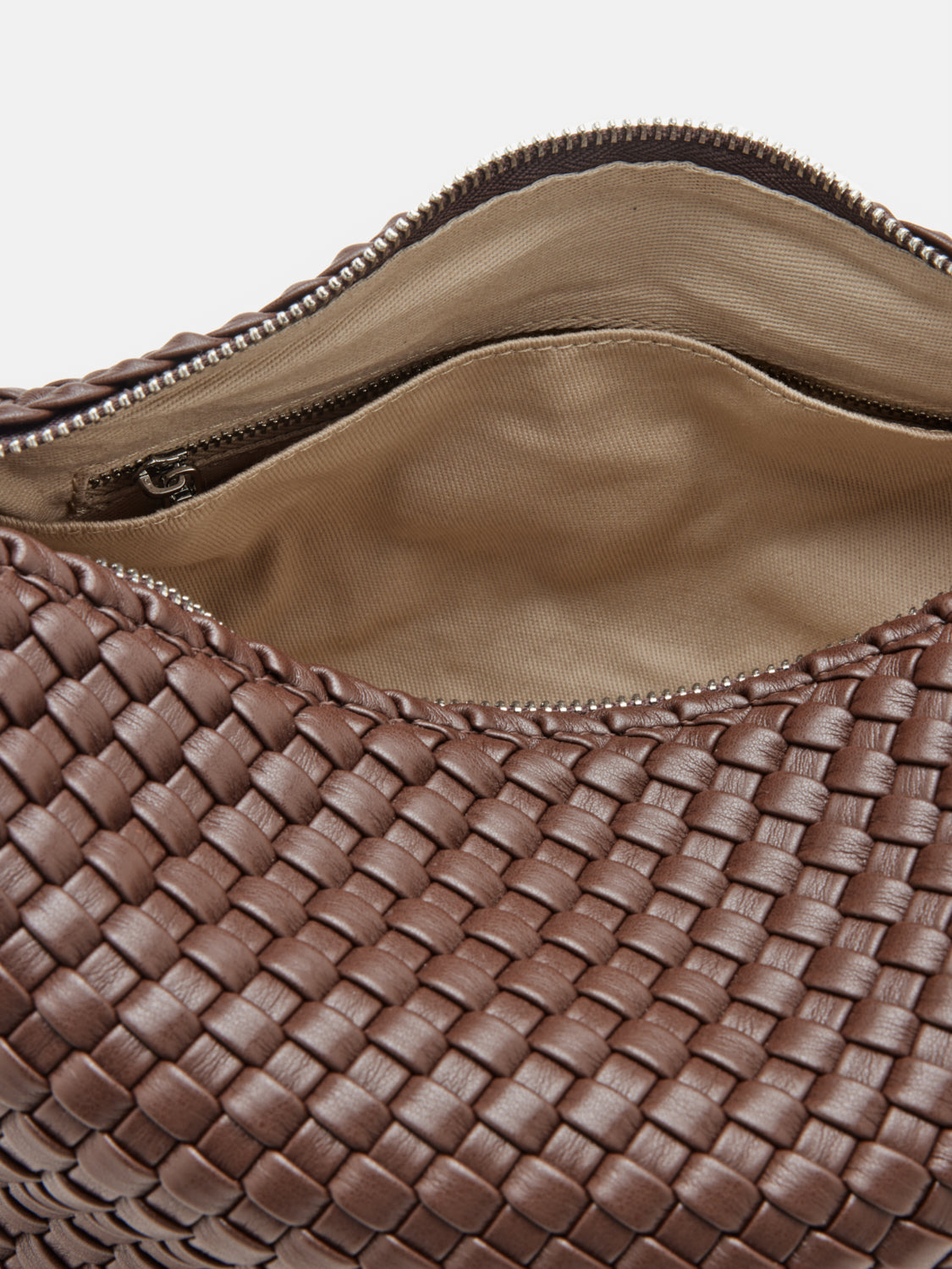 PAZZION, Joyce Woven Bag, Darkbrown