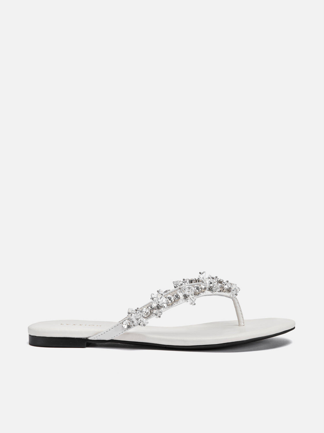 PAZZION, Karessia Diamante Embellished Sandals, Beige