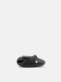 PAZZION, Karla Bow Foldable Flats, Black