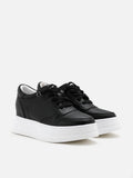 PAZZION, Kate Unlace Platform Sneakers, Black