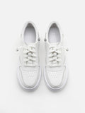 PAZZION, Kate Unlace Platform Sneakers, White