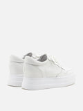 PAZZION, Kate Unlace Platform Sneakers, White