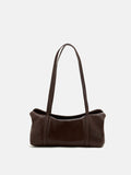 PAZZION, Kyravelle Leather Shoulder Bag, Darkbrown