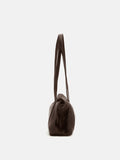 PAZZION, Kyravelle Leather Shoulder Bag, Darkbrown