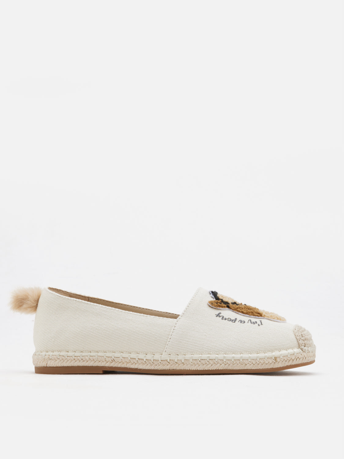 PAZZION, Larisse Horse Motif Espadrilles, Beige