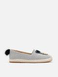 PAZZION, Larisse Horse Motif Espadrilles, Black