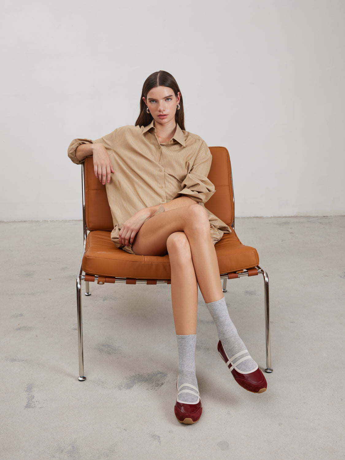 PAZZION, Liravelle Double-Strap Suede Mary Janes, Wine