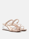 Lola Crystal Strap Wedges