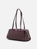 PAZZION, Louella Crinkled Elongated Handle Bag, Wine