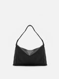 PAZZION, Lucia Slouchy Shoulder Bag, Black