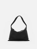 PAZZION, Lucia Slouchy Shoulder Bag, Black