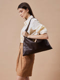 PAZZION, Lucia Slouchy Shoulder Bag, Brown