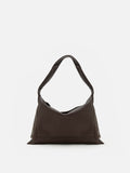 PAZZION, Lucia Slouchy Shoulder Bag, Brown