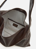PAZZION, Lucia Slouchy Shoulder Bag, Brown