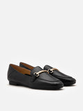 PAZZION, Lulu's lambskin loafers, Black