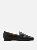 PAZZION, Lulu's lambskin loafers, Black